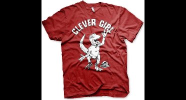 Jurassic Park Clever Girl T-Shirt Tango-Red-M