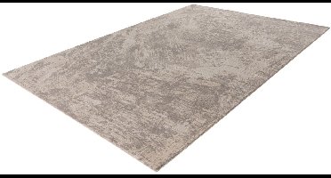 Pierre Cardin Vloerkleed - Modern Tapijt - Zilver Grijs - Luxe en Elegant - Subtiel Geometrisch Patroon - Comfortabel en Zacht