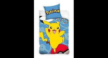 Pokemon Pikachu Kinderbeddengo 160x200 cm Katoen 2-delig