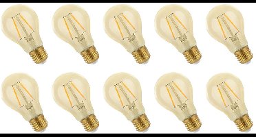 Spectrum LED Lamp E27 4.9W 230V - 490 Lumen - 2400K Warm wit - Gezellig licht - Energiezuinig - 10 stuks