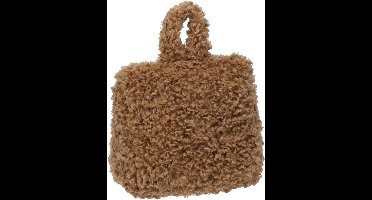 Home & Styling Teddy Deurstopper - 1 kg - taupe - stof - gewicht - 7 x 17 cm - deurstop