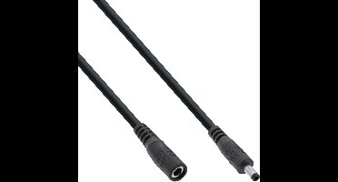 DC verlengkabel | 4,0 x 1,7mm | max. 140W | zwart | 2 meter