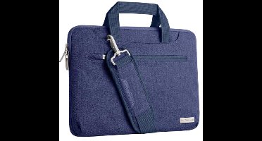 Multifunctionele Sleeve Case voor 11-12,3 inch Laptops - Draagbare Laptop Hoes met Verstelbare Schouderriem en Organizers