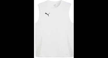 Puma TeamGoal Sleeveless Jersey 705913 Puma White-Puma Black-Feather Gray-XL