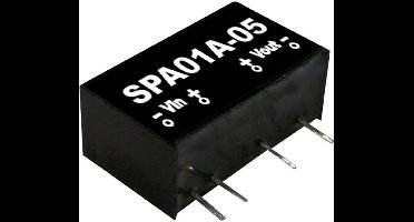 MW Mean Well SPA01B-15 DC/DC-convertermodule 67 mA 1 W Aantal uitgangen: 1 x Inhoud 1 stuk(s)