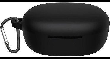 Siliconen hoesje voor Xiaomi Redmi Buds 4 Lite - ultradun en zacht - zwart Slank en anti-val, beschermt tegen vuil - compatibel - hoes