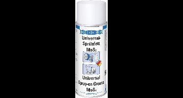 WEICON Universeel Spuitvet – MoS2 – Zwart – 400 ml
