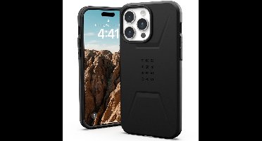UAG - Civilian Mag geschikt voor iPhone 15 Pro Max Hoesje - zwart