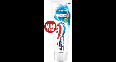 Aquafresh Freshmint 3in1 Mini - 6 x 15 ml - Voordeelverpakking