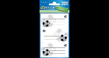 Etiketten voor boeken 'Voetbal'