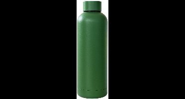 Drinkfles -Thermosfles 500 ml - Bosgroen – Dubbelwandig RVS – 12 uur warm / 24 uur koud – Lekvrij & BPA-vrij