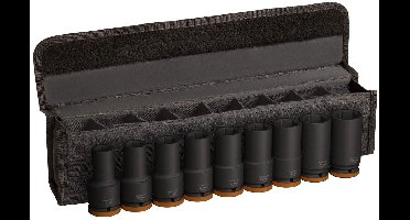 Bosch Professional PRO Impact krachtdoppenset lang 3/4 9-delig - 2608003042