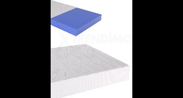 140 x 200Topmatras Orthopedisch Luxe Topper Koudschuim 140x200 - Hybride 12cm dik - Bamboo Tijk Extra Ventilerend Zacht