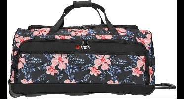 Enrico Benetti Santa Cruz Wieltas 75 cm - Reistas 101 Liter - Zwart-Bloem