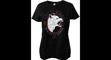 Game of Thrones Damen T-Shirt House StarkWinter Is Coming Girly Tee WB-5-GOT005-H64-3 Black-M