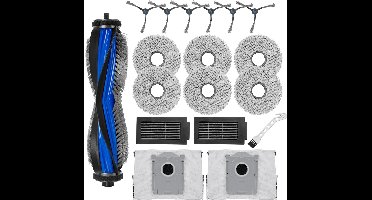 18-delige Accessoirekit Geschikt voor Ecovacs Deebot T50 Pro Omni/T50 Max Pro Omni/T50 Omni Stofzuigerrobots