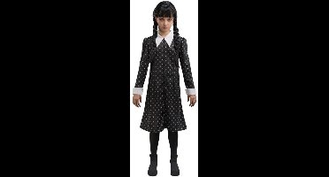 Zwarte Jurk Wednesday Kind Classic © - Maat 128