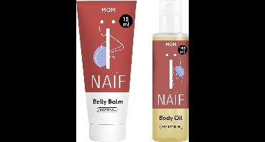 Naïf - Voordeelset Buikbalsem & Lichaamsolie - Tijdens en na de zwangerschap
