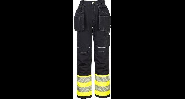 Portwest PW3 HiVis Holsterbroek Klasse 1 PW307 - Geel/Zwart - 34