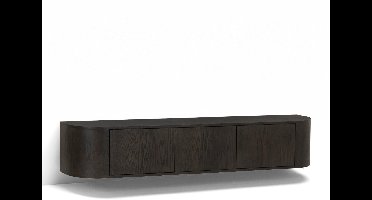 Livingfurn - TV-Meubel Novero Espresso Zwevend - 35x180x33cm