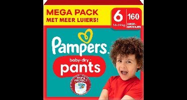 Pampers - Baby Dry Pants - Maat 6 - Mega Pack - 160 stuks - 14/19 KG
