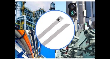 TRU COMPONENTS TC-12656588 Stalen kabelbinder 840 mm 7.9 mm AISI 316 100 stuk(s)