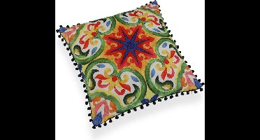 Decoratie Kussen Kleurrijk (45 x 45 cm)