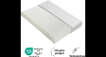 Comfortabele matras 90x200cm- sprei met antislip deeltjes en handgrepen- Oeko-Tex gecertificeerd- ergonomisch /ademend en duurzaam- hardheid H3