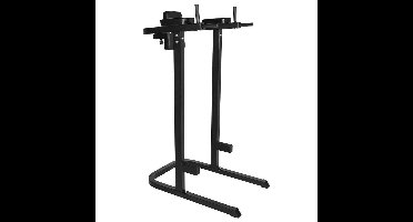 Gorilla Sports Dipstation Pro - Zwart - belastbaar tot 120 kg