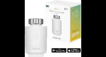 Hombli Slimme Radiatorknop - Thermostaatkraan - Thermostatisch - Uitbreiding 1 stuk - Verbruiksmeter - Incl. Koppelstukken