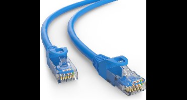 Wentronic CAT6 Netwerkkabel - RJ45 - blauw - 10 m