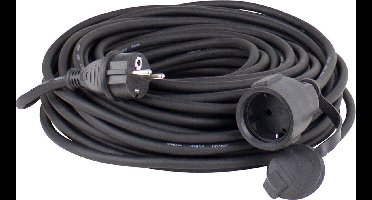 AS Schwabe 60383 Stroom Verlengkabel 16 A Zwart 10.00 m H07RN-F 3G 2,5 mm²