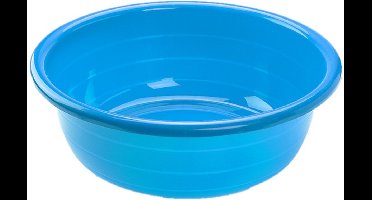 Plasticforte Teiltje - 30 liter - rond - blauw - afwasbak - 57 x 19 cm - afwasteil