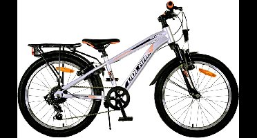 Volare Cross Kinderfiets - Jongens - 20 inch - Zilver - 6 versnellingen