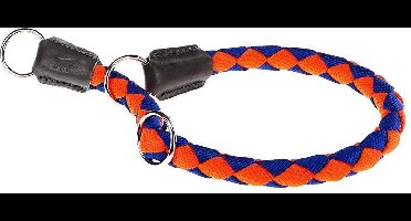 Ferplast Sliphalsband Honden Twist 50 Cm Nylon Blauw/oranje