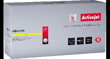 ActiveJet ATB-421YN Toner voor Brother-printer; Broeder TN-421Y vervanging; Opperste; 1800 pagina's; geel.