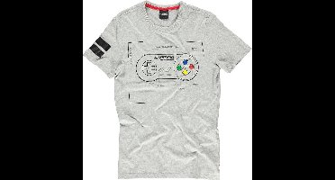 Nintendo Nintendo Heren Tshirt -L- Super Power Grijs
