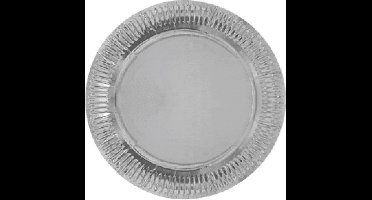 Haza Original Feestborden Zilver 22 Cm 8 Stuks