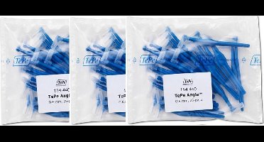 Tepe Angle Blauw 0.6 mm - 3 x 25 stuks - Voordeelverpakking
