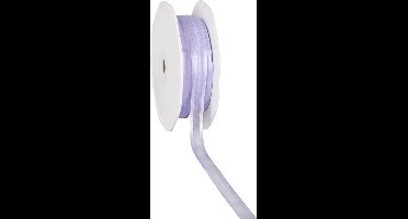 Satin edge Organzalint Lavendel - 10 mm / 50 mtr.
