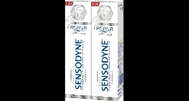 Sensodyne Repair & Protect Whitening - 2x 75 ml - Tandpasta