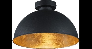 REALITY JIMMY Plafonniere - Zwart - excl. 1x E27 60W - D: 31 cm