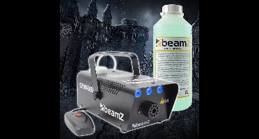Halloween ICE feestpakket - BeamZ Halloween ICE feestpakket met S700LED ijs effect rookmachine en vloeistof