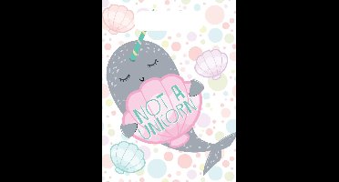 Traktatie zakje Eenhoorn Walvis Narwal