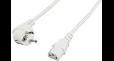 Valueline Schuko - CEE, M/F, 1.8m electriciteitssnoer Wit 1,8 m