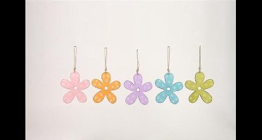 Bloemen Hangend verschillende kleuren 5 st.