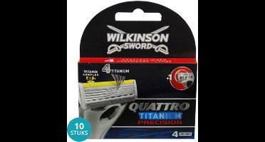 Wilkinson Quattro Titanium Precision Scheermesjes Voordeelverpakking