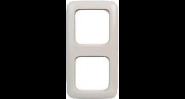 Busch Jaeger inbouw afdekraam 2 Voudig creme