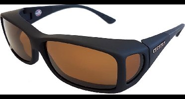 Cocoons overzetzonnebril Wide Line ML zwart/amber