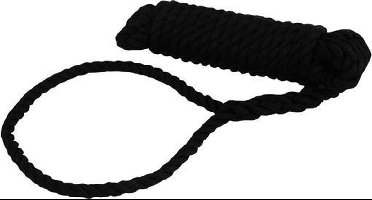 Talamex Superlene Landvast Ø 10 mm 5 meter lang - Zwart